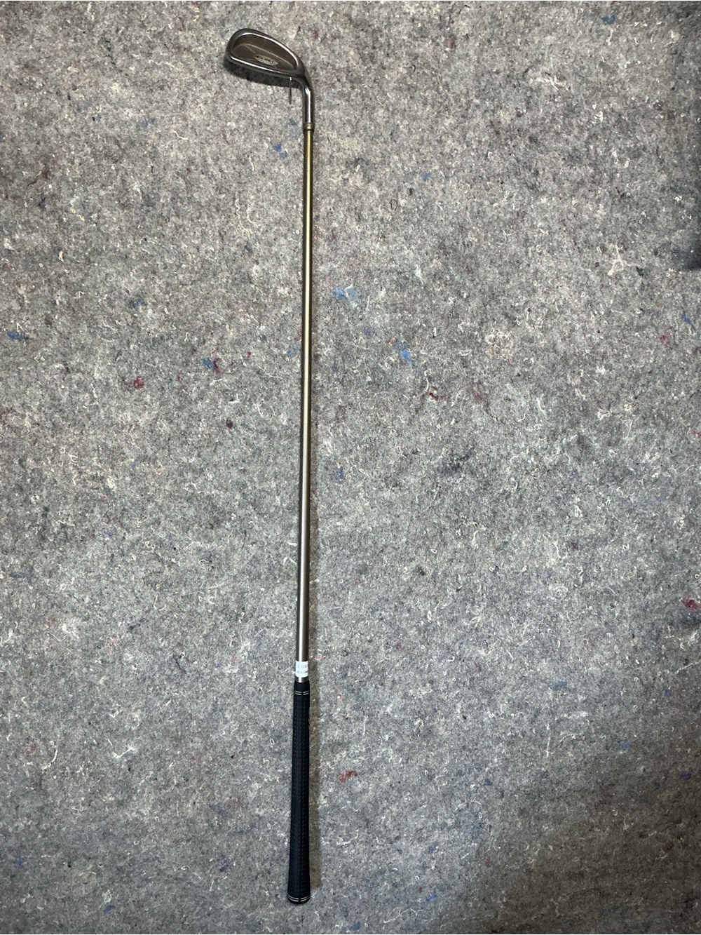 EXI Branded Cavity Back Golf Iron in Gold and Silver
